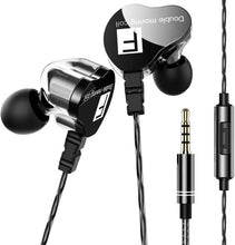 画像をギャラリービューアに読み込む, イヤホン 有線 カナル型 重低音 デュアルドライバー マイク内蔵