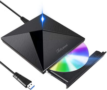 画像をギャラリービューアに読み込む, GQ-U3-BK DVDドライブ 外付け 【進化バージョン USB3.0】 ポータブルドライブ CD/DVDプレイヤー