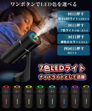 画像をギャラリービューアに読み込む, 加湿器 卓上 【最新改良版 & USB充電式 & ワイヤレス】 アロマ 車用加湿器 小型 超静音 上下90°調整可