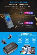 画像をギャラリービューアに読み込む, イヤホン IPX6防水 自動ペアリング 自動ON/OFF ワイヤレス イヤホン ノイズキャンセリング&AAC対応