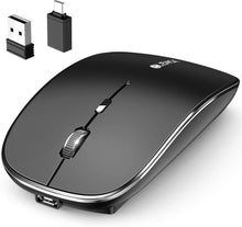 画像をギャラリービューアに読み込む, Q23 ワイヤレスマウス 充電式 小型 静音 省エネルギー 2.4GHz 3DPIモード 光学式