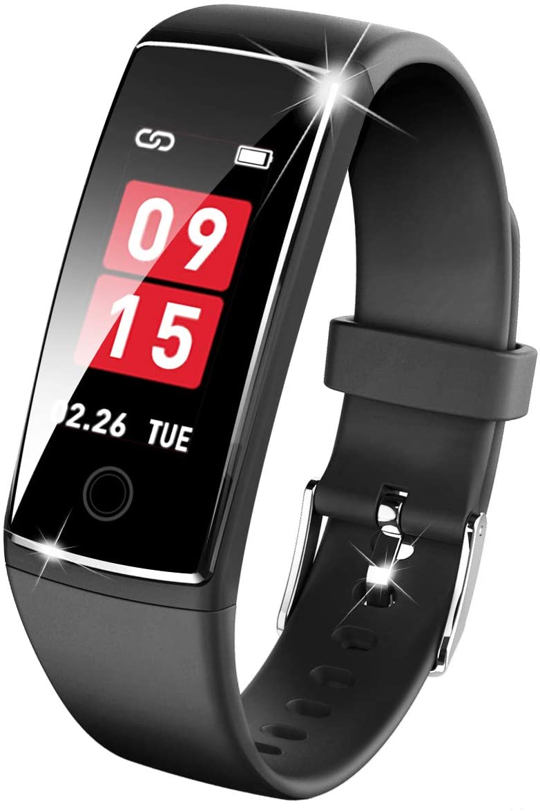 スマートウォッチ IP67防水 心拍計 スマートブレスレット 歩数計 活動量計