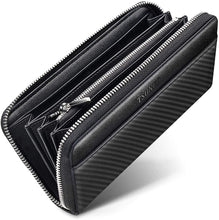 画像をギャラリービューアに読み込む, ssqb 財布 メンズ 長財布 YKK ラウンドファスナー 牛革 大容量 さいふ ビジネス 紳士 小銭入れ
