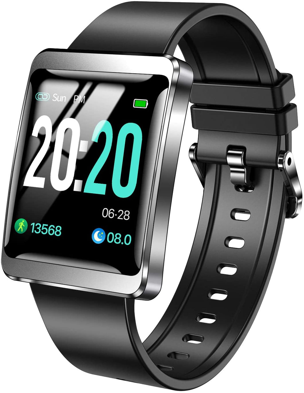 スマートウォッチ 【2020最新版 1.3インチHD大画面】 活動量計 歩数計 心拍計 睡眠計測 IP67防水