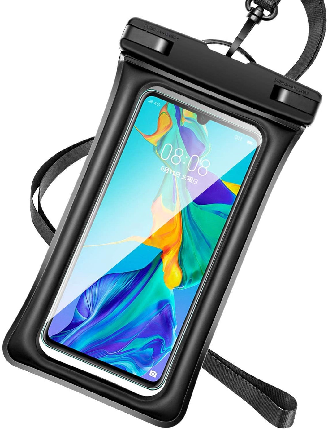 A20 単　通話 防水ポーチ防水ケース スマホ用