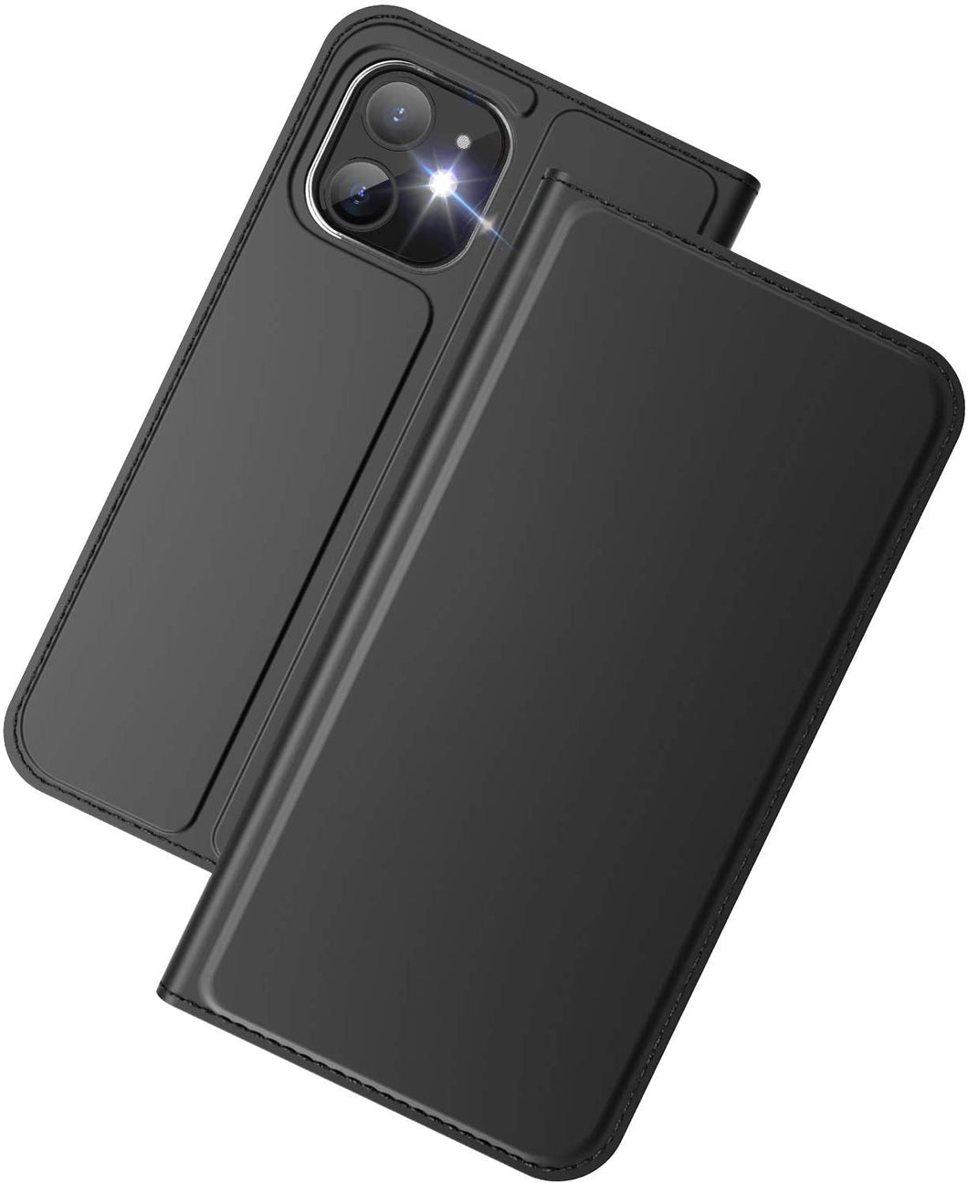 耐衝撃 全面保護カバー iPhone 11 ケース 6.1インチ 手帳型 超薄型